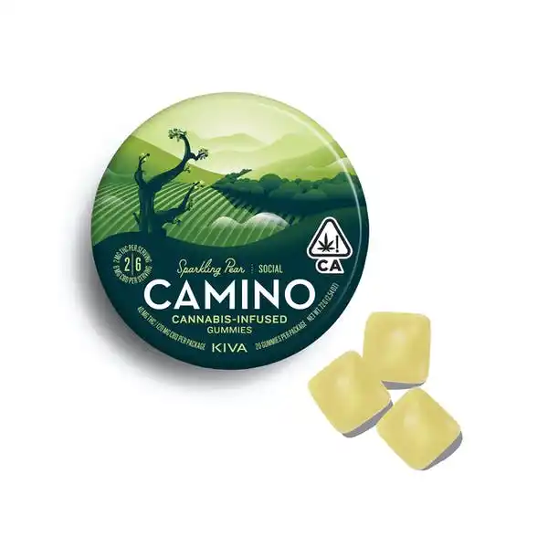 Camino Sparkling Pear CBD “Social” Gummies