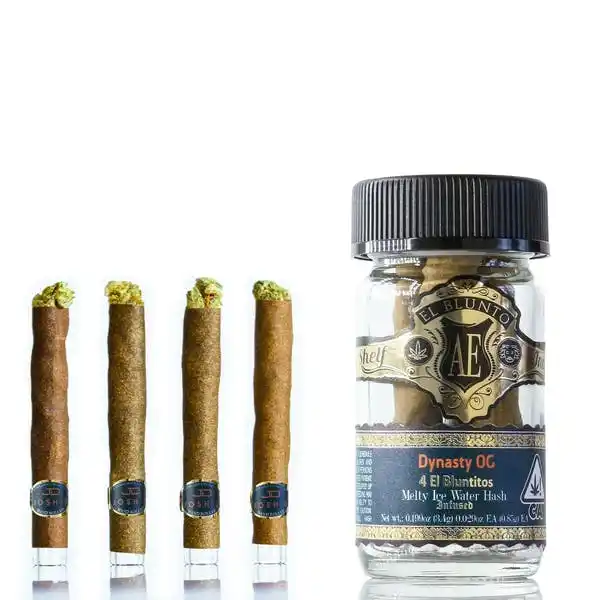 El Bluntito x Josh D – Dynasty OG w/Hash- 4 x .85G [Mini Blunt]